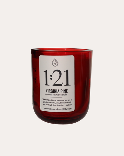 Virginia Pine Soy Candle | 80hr Burn