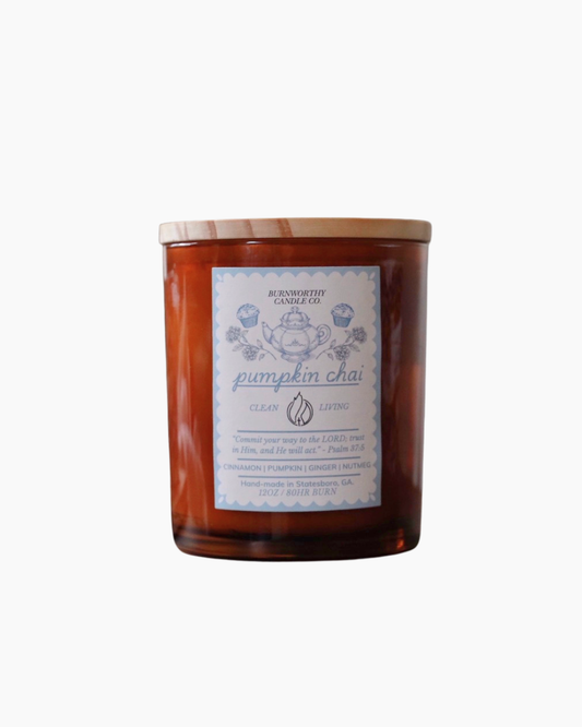 Pumpkin Chai | 12oz Handcrafted Soy Candle