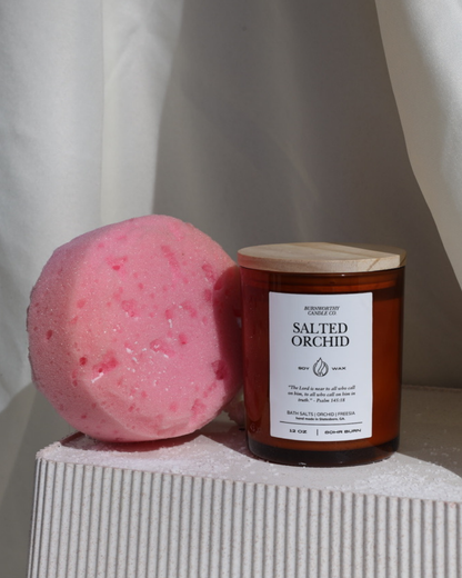 Salted Orchid 12oz Candle