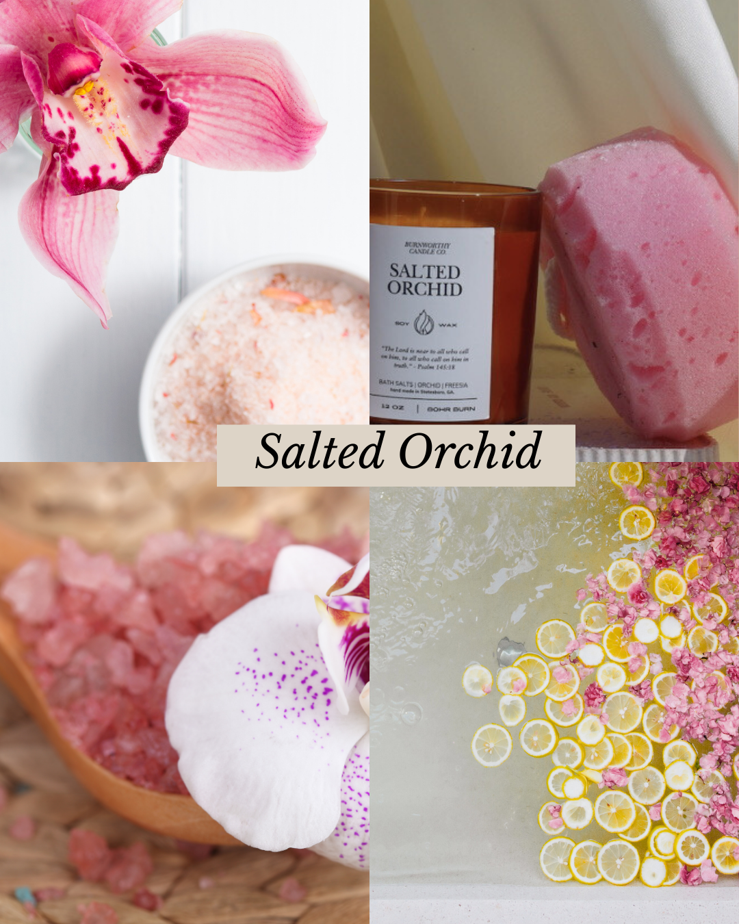 Salted Orchid 12oz Candle