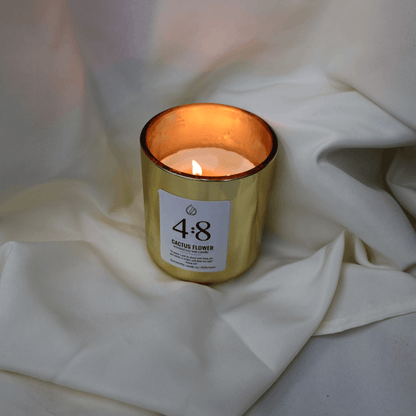 Cactus Flower | Psalm 4:8 Soy Wax Candle - BURNWORTHY CANDLE CO.