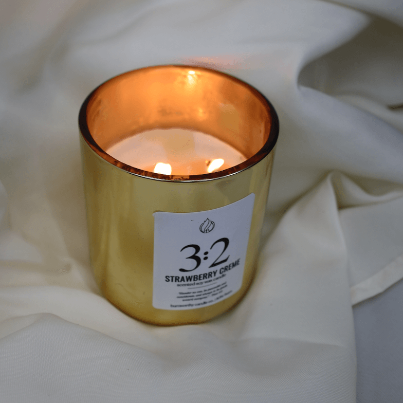 Strawberry Creme | Titus 3:2 Soy Wax Candle - BURNWORTHY CANDLE CO.