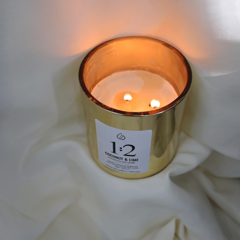 Coconut & Lime | James 1:2 Soy Wax Candle - BURNWORTHY CANDLE CO.