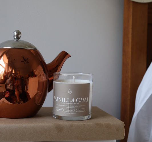 Vanilla Chai Candle | 100% Soy Wax | USA Made + Sourced