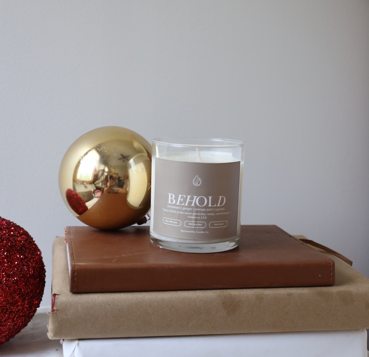 Behold Candle | 100% Soy Wax | USA Made + Sourced