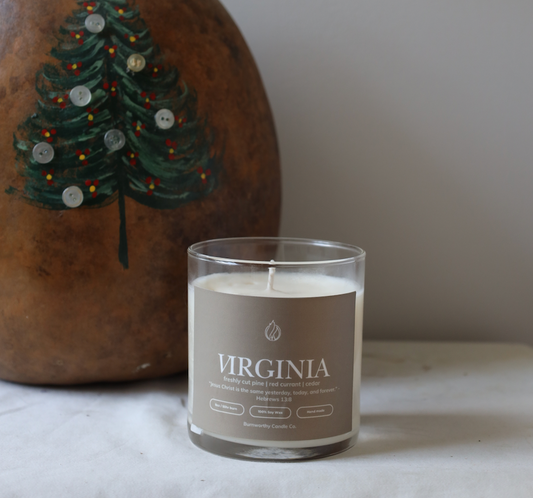 Virginia Candle | 100% Soy Wax | USA Made + Sourced