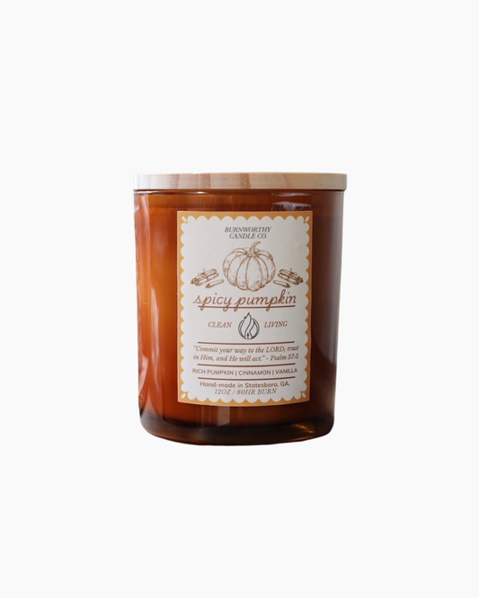 Spicy Pumpkin | 12oz Handcrafted Soy Candle