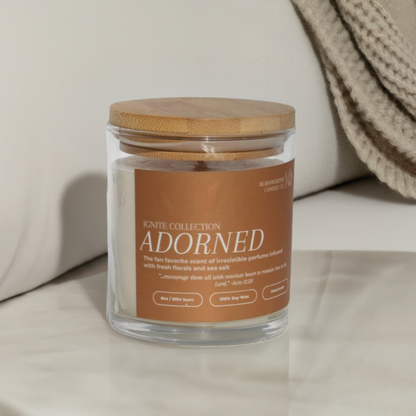 Adorned | Acts 11:23 | USA Made Soy Wax Candle