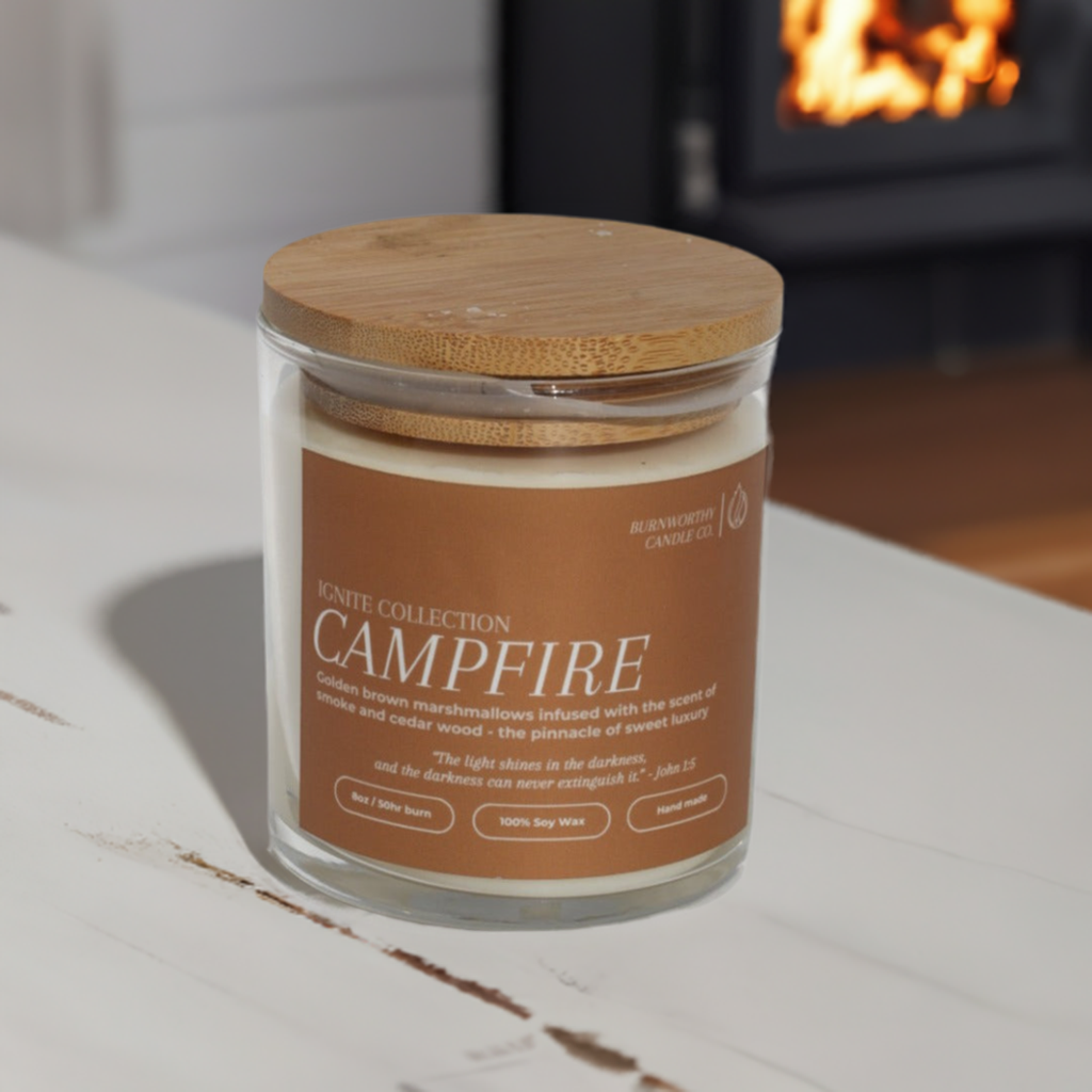 Campfire | John 1:5 | USA Made Soy Wax Candle