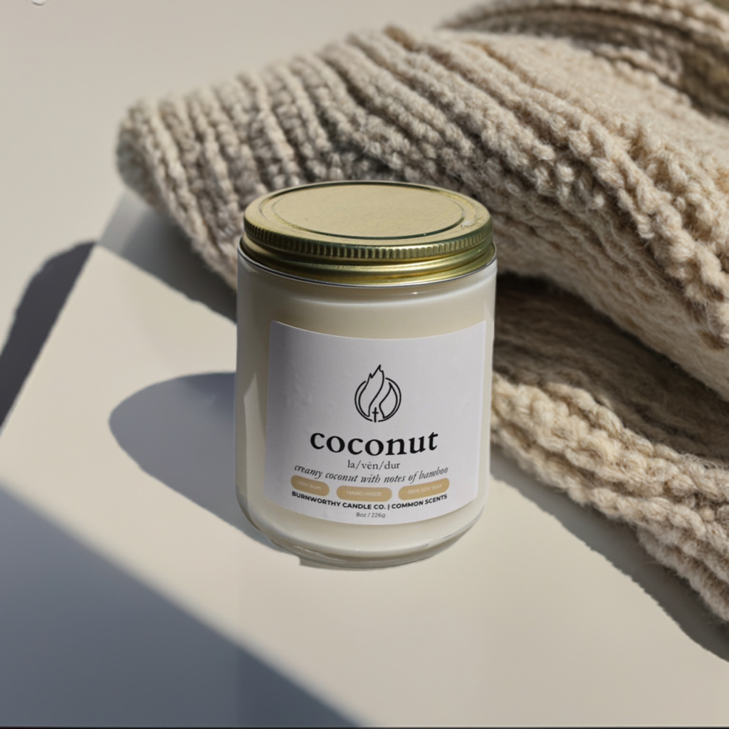 Coconut | 100% Soy Wax | USA Made + Sourced