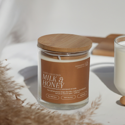 Milk & Honey | John 1:51 | USA Made Soy Wax Candle